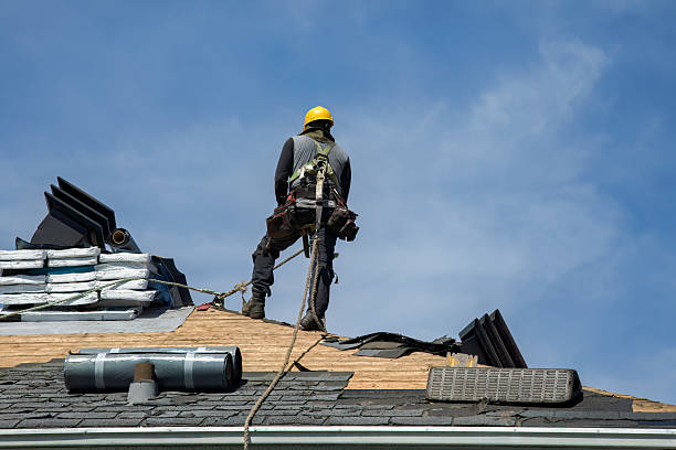 Professional Flat Roof Repair technician working in Russell, KY